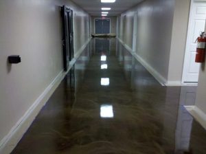 Elite Crete resinous & epoxy floor in commercial building in New Bedford MA